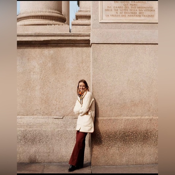 NEW Madewell Sherpa Estate Coat - Picture 5 of 7